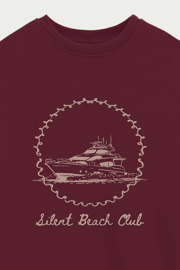 BUZO CREWNECK ESTAMPADO SKETCH SILENT