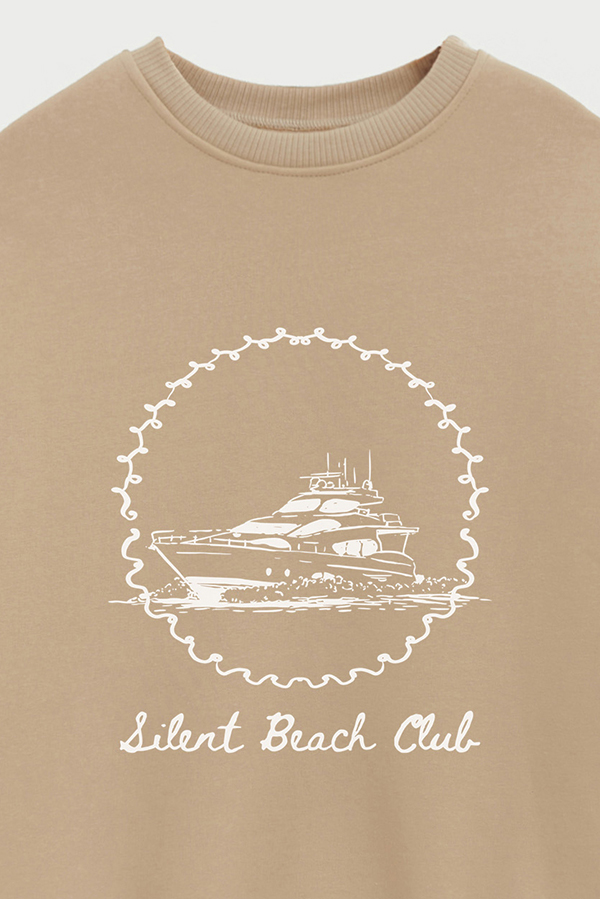 BUZO CREWNECK ESTAMPADO SKETCH SILENT