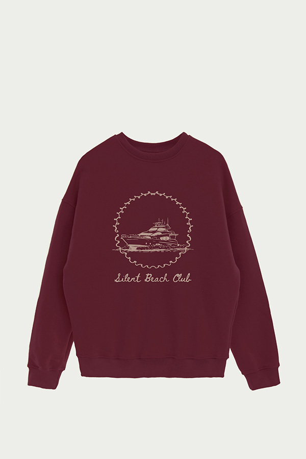 BUZO CREWNECK ESTAMPADO SKETCH SILENT
