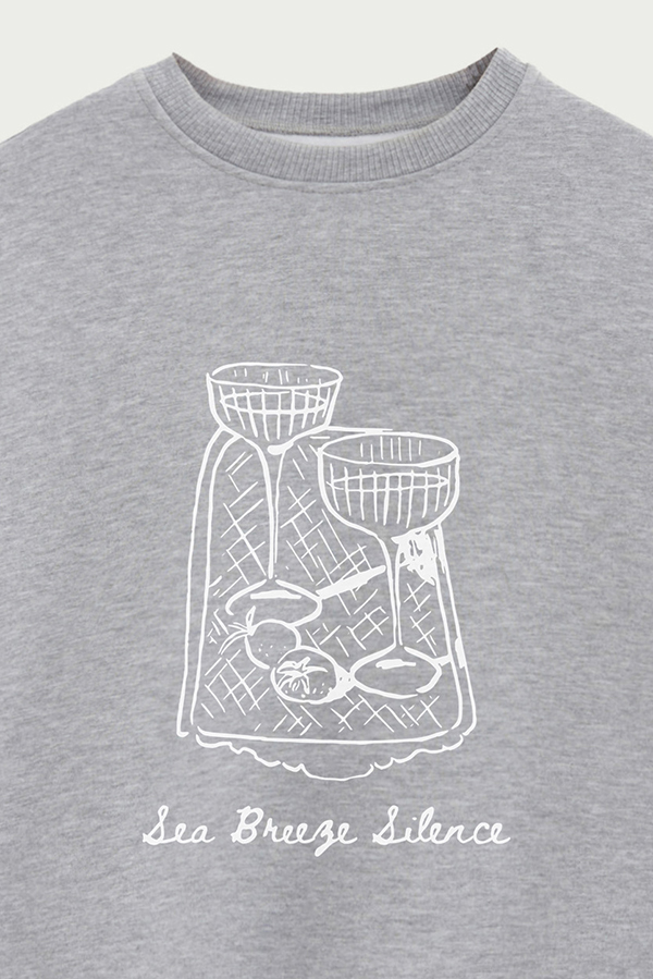 BUZO CREWNECK ESTAMPADO SKETCH SEA BREEZE