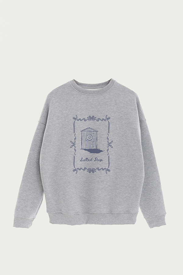 BUZO CREWNECK ESTAMPADO SKETCH SALTED DAYS