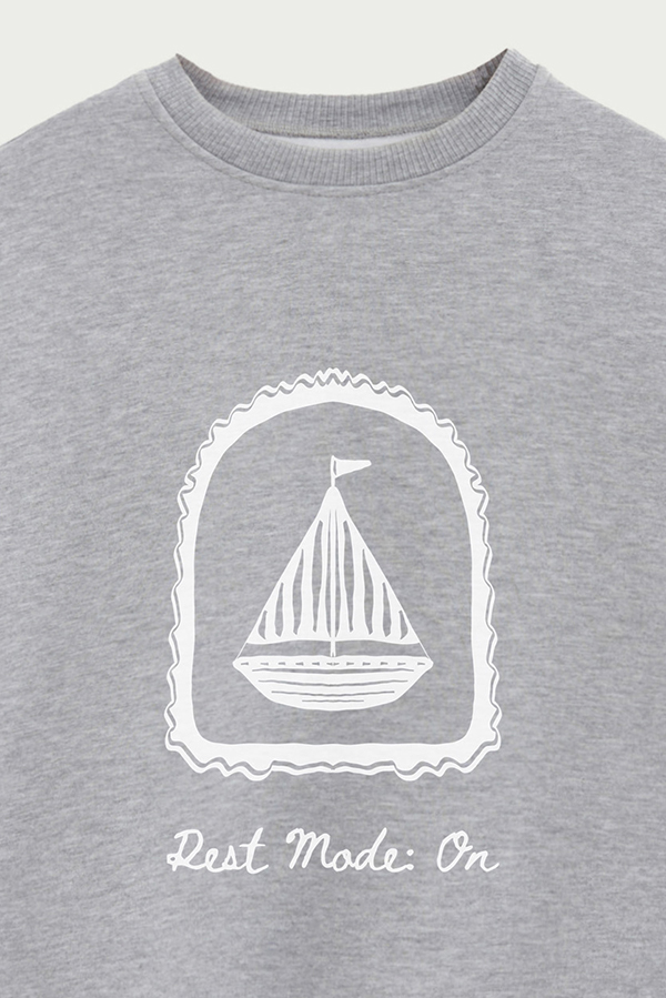 BUZO CREWNECK ESTAMPADO SKETCH REST MODE