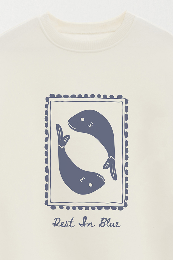 BUZO CREWNECK ESTAMPADO SKETCH REST