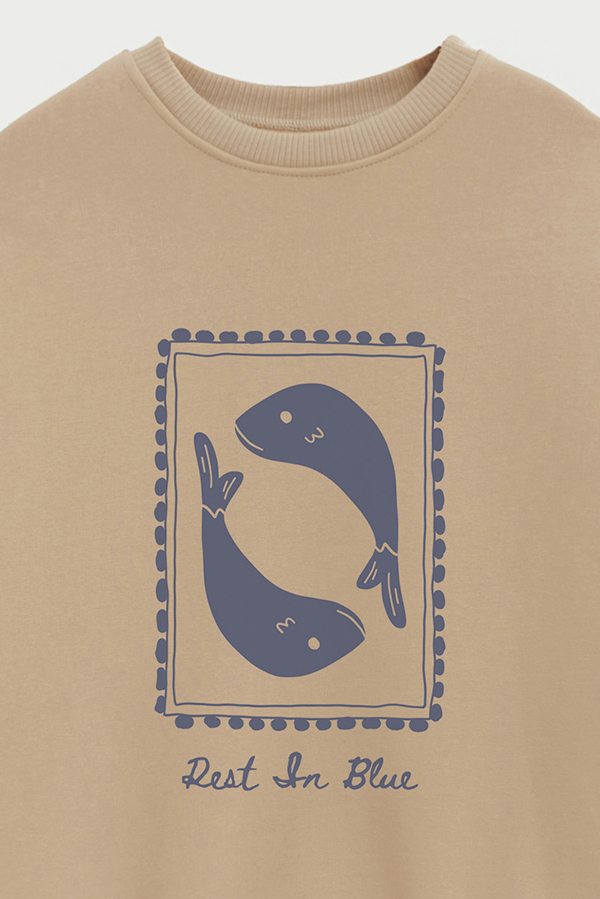 BUZO CREWNECK ESTAMPADO SKETCH REST