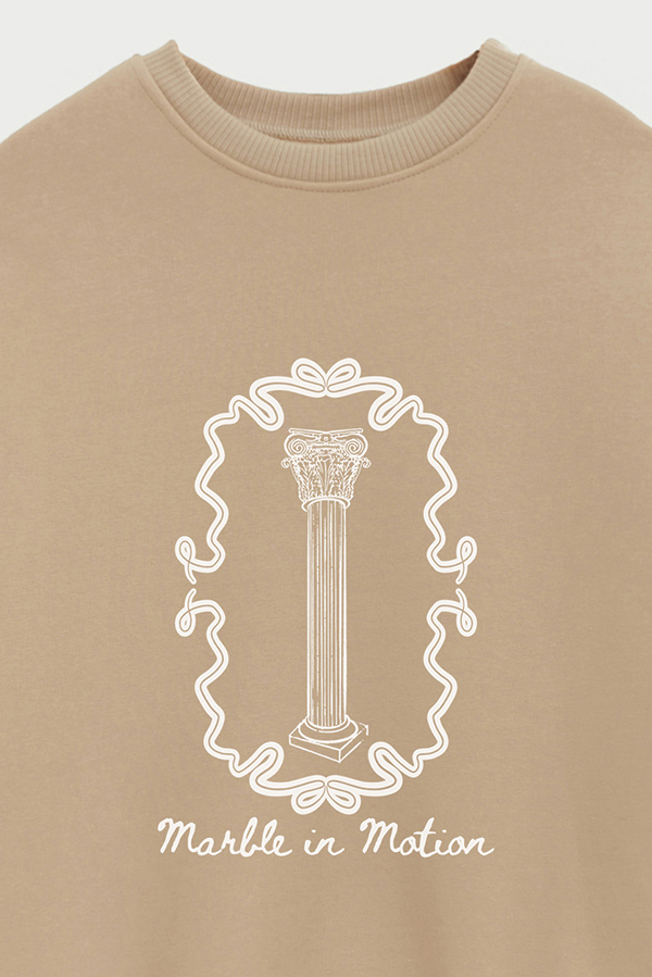 BUZO CREWNECK ESTAMPADO SKETCH MARBLE
