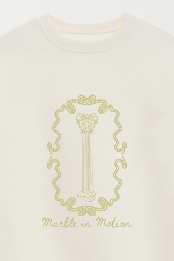 BUZO CREWNECK ESTAMPADO SKETCH MARBLE