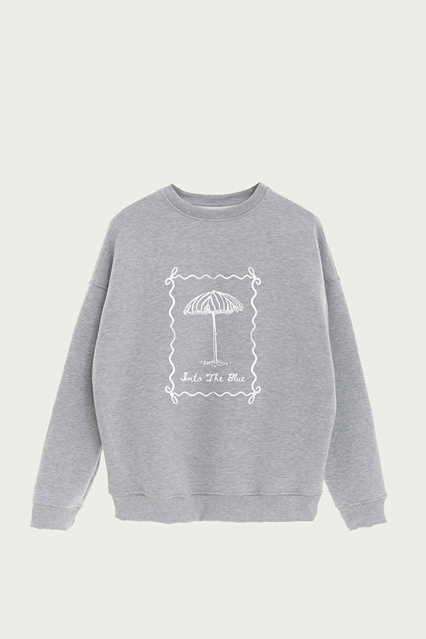BUZO CREWNECK ESTAMPADO SKETCH INTO THE BLUE