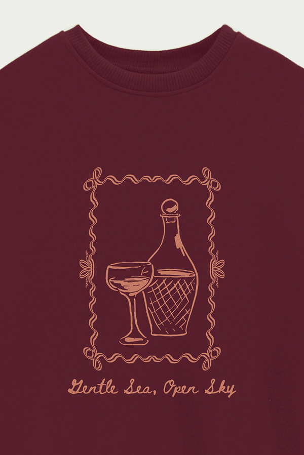 BUZO CREWNECK ESTAMPADO SKETCH GENTLE