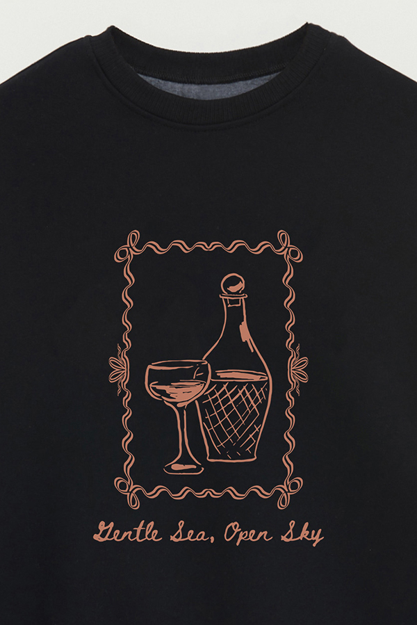 BUZO CREWNECK ESTAMPADO SKETCH GENTLE