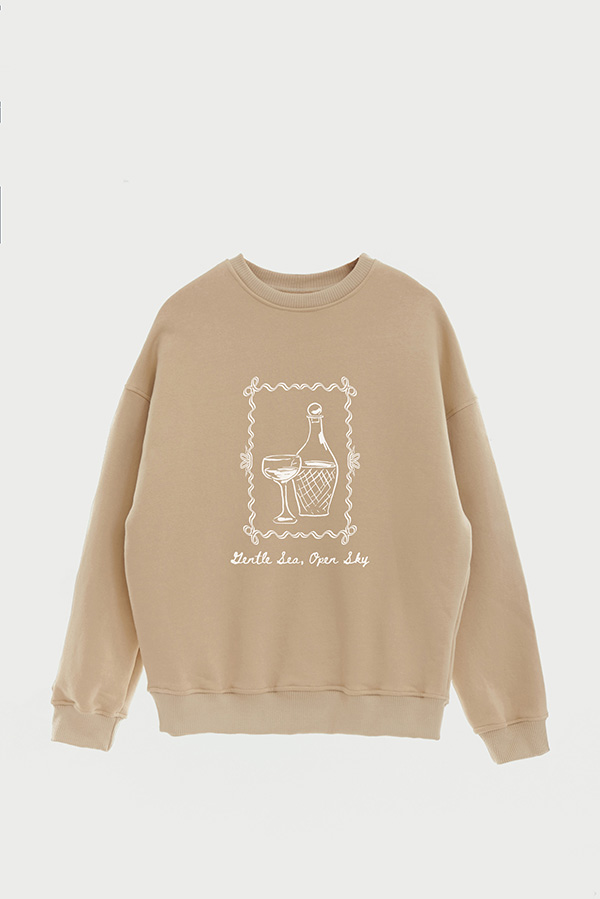 BUZO CREWNECK ESTAMPADO SKETCH GENTLE