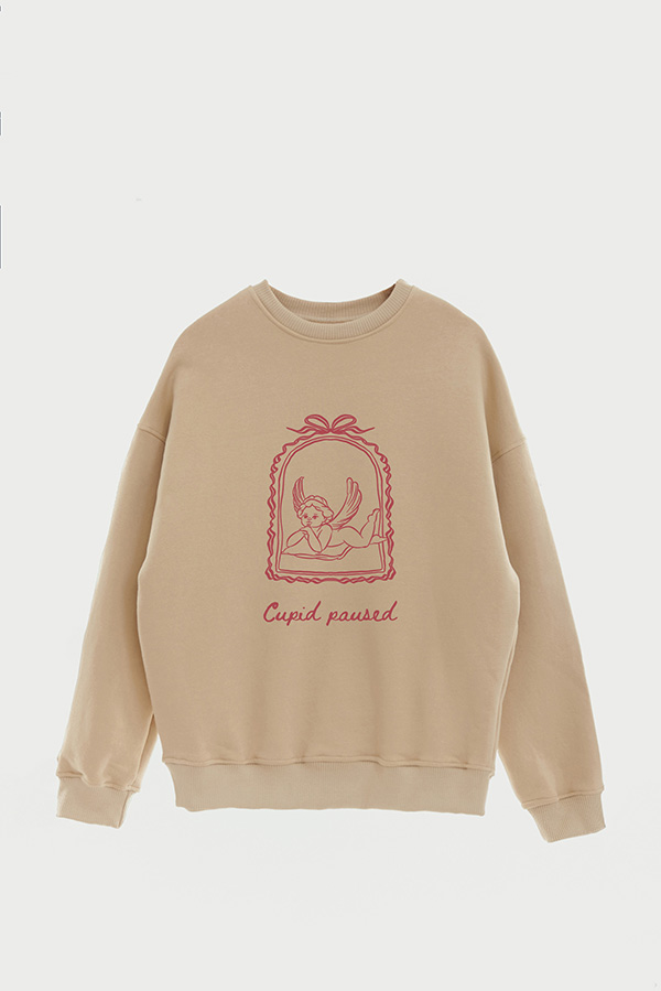 BUZO CREWNECK ESTAMPADO SKETCH CUPID