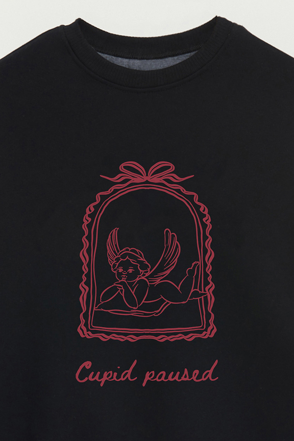 BUZO CREWNECK ESTAMPADO SKETCH CUPID