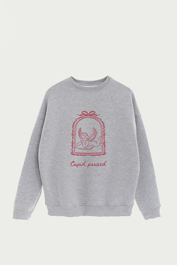 BUZO CREWNECK ESTAMPADO SKETCH CUPID