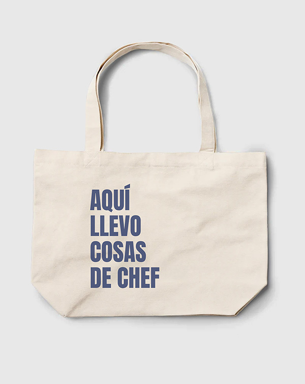 TOTE BAG AQUI LLEVO CHEF