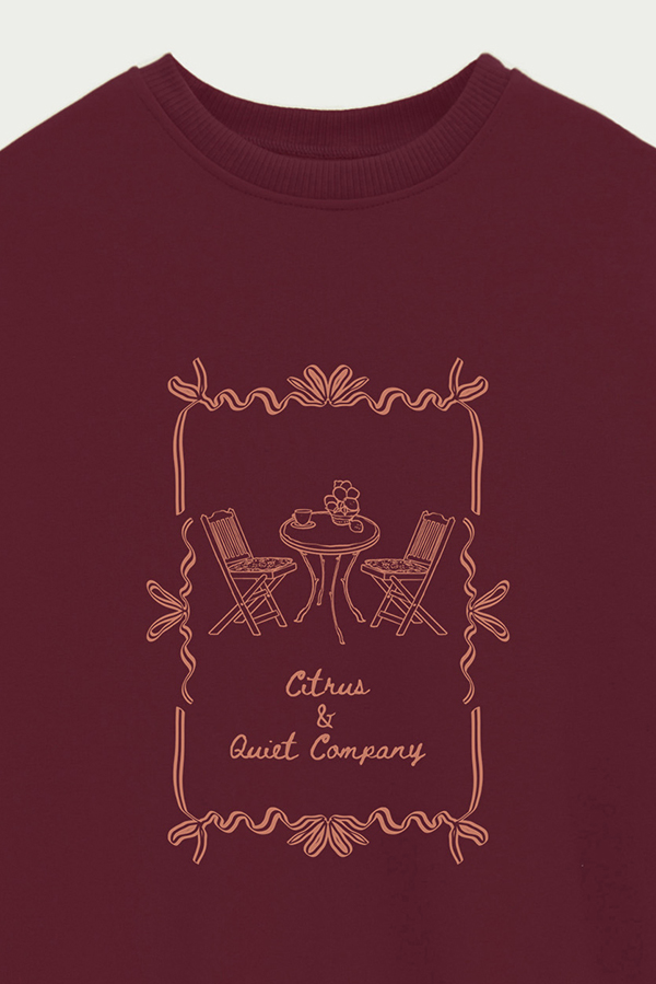 BUZO CREWNECK ESTAMPADO SKETCH CITRUS