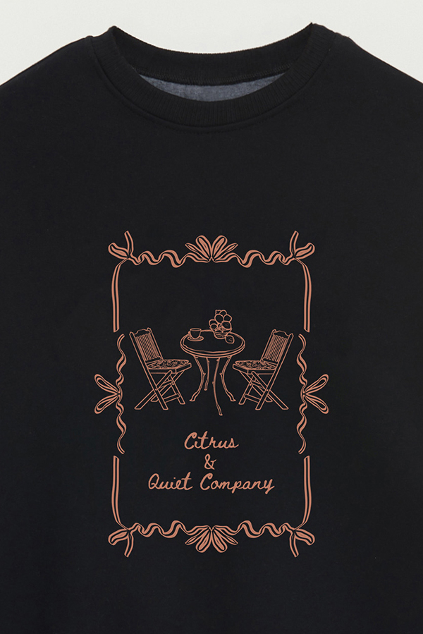 BUZO CREWNECK ESTAMPADO SKETCH CITRUS