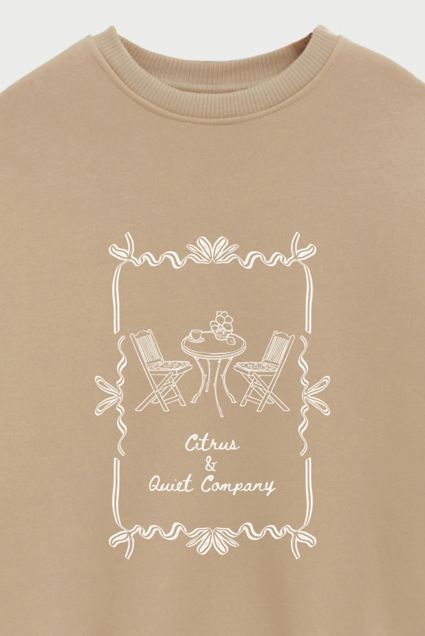 BUZO CREWNECK ESTAMPADO SKETCH CITRUS