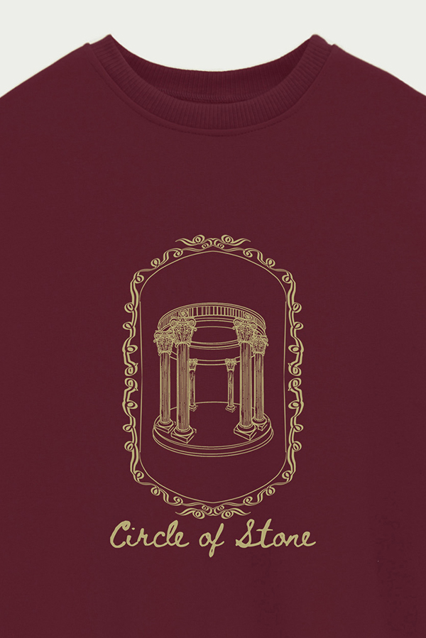 BUZO CREWNECK ESTAMPADO SKETCH CIRCLE