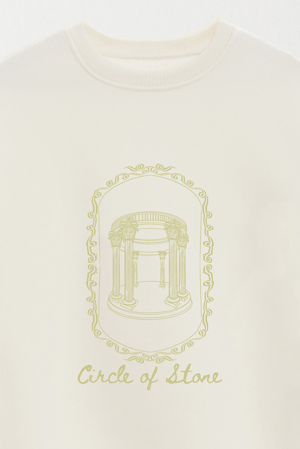 BUZO CREWNECK ESTAMPADO SKETCH CIRCLE