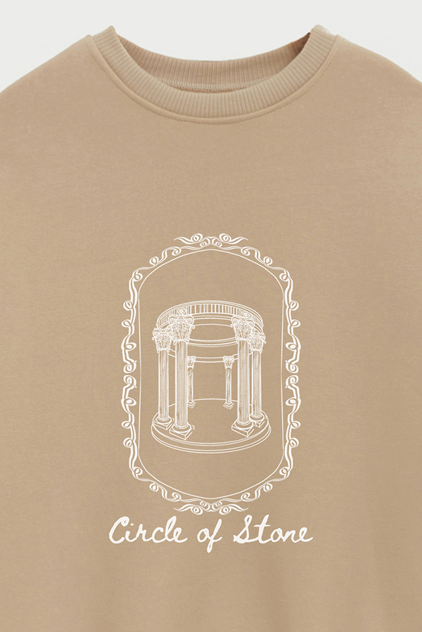 BUZO CREWNECK ESTAMPADO SKETCH CIRCLE