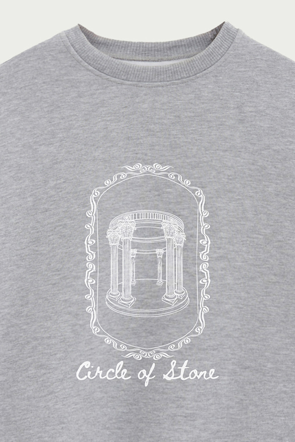 BUZO CREWNECK ESTAMPADO SKETCH CIRCLE