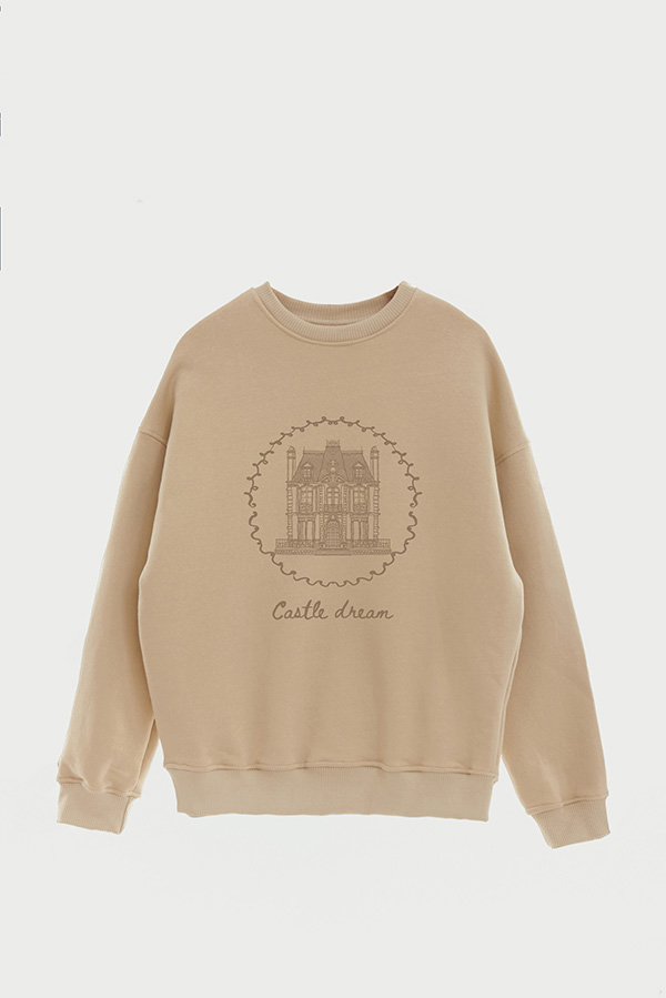 BUZO CREWNECK ESTAMPADO SKETCH CASTLE DREAM