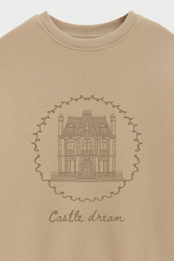 BUZO CREWNECK ESTAMPADO SKETCH CASTLE DREAM