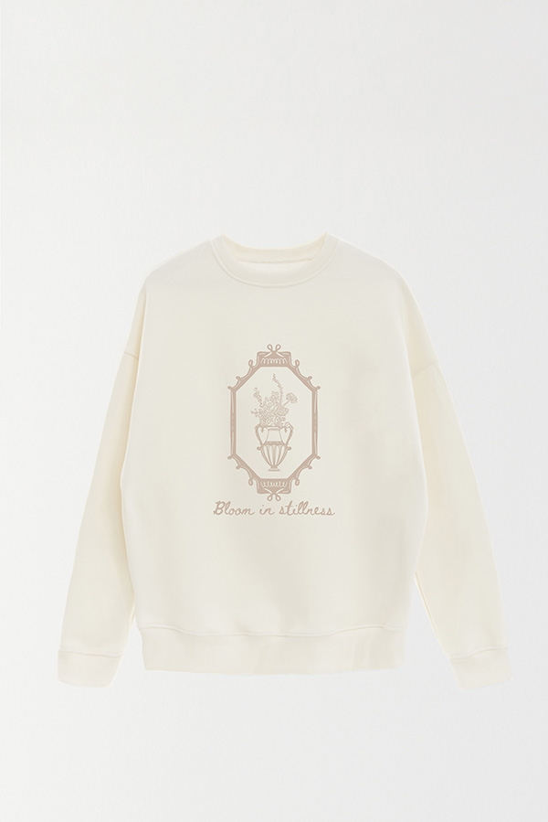 BUZO CREWNECK ESTAMPADO SKETCH BLOOM
