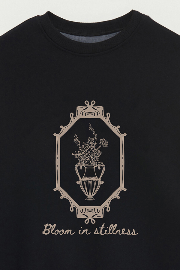 BUZO CREWNECK ESTAMPADO SKETCH BLOOM