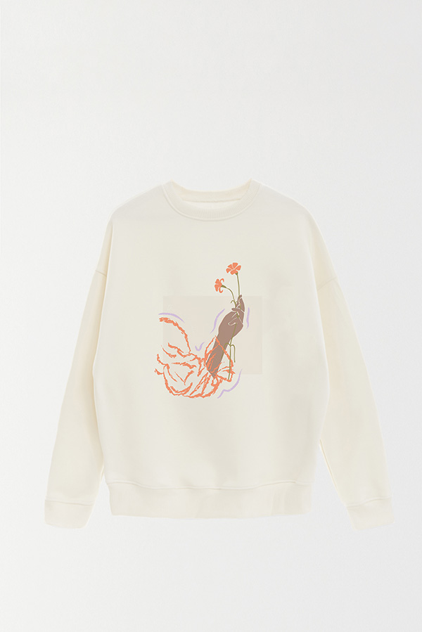 BUZO CREWNECK ESTAMPADO W THIS IS HER SEASON