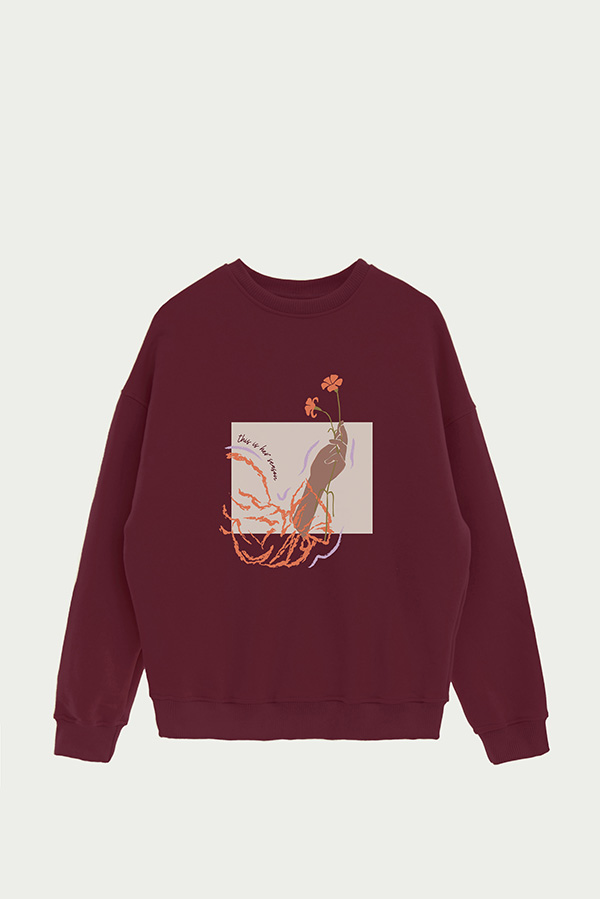 BUZO CREWNECK ESTAMPADO W THIS IS HER SEASON