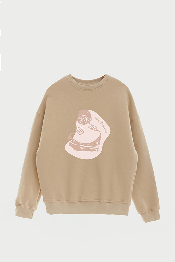BUZO CREWNECK ESTAMPADO W NATURAL SOFTNESS