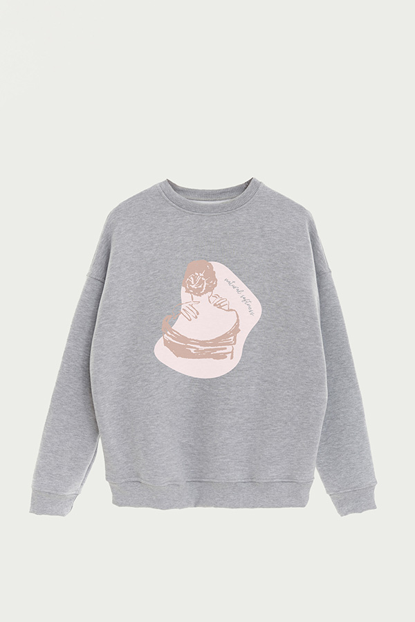 BUZO CREWNECK ESTAMPADO W NATURAL SOFTNESS