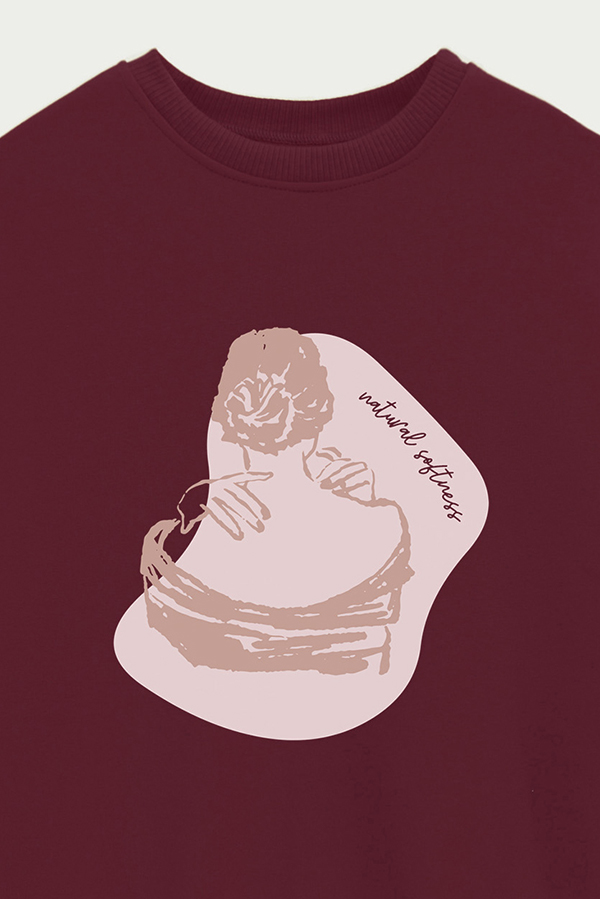 BUZO CREWNECK ESTAMPADO W NATURAL SOFTNESS