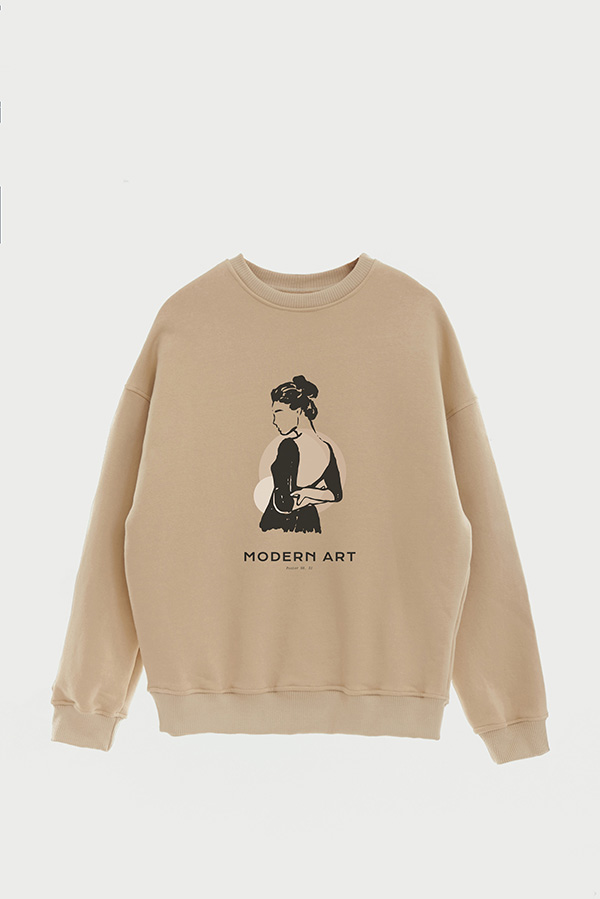 BUZO CREWNECK ESTAMPADO W MODERN 31