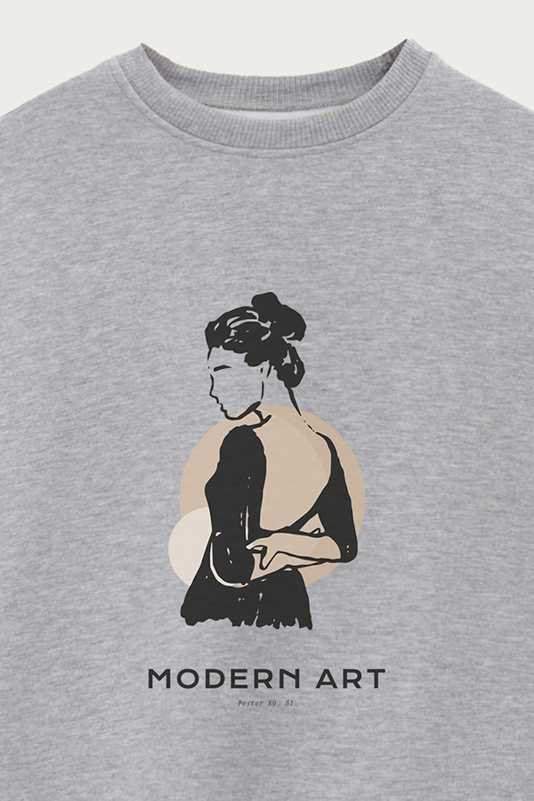 BUZO CREWNECK ESTAMPADO W MODERN 31