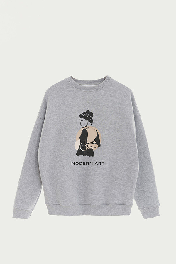 BUZO CREWNECK ESTAMPADO W MODERN 31