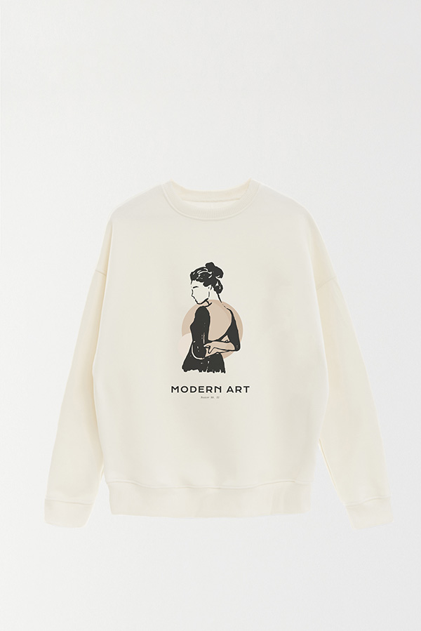 BUZO CREWNECK ESTAMPADO W MODERN 31