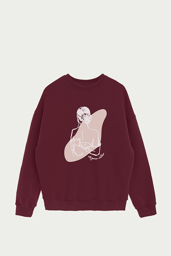 BUZO CREWNECK ESTAMPADO W ELEGANCE