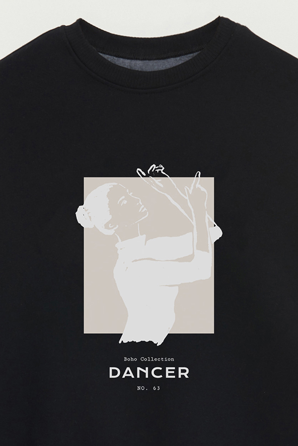 BUZO CREWNECK ESTAMPADO W DANCER 63