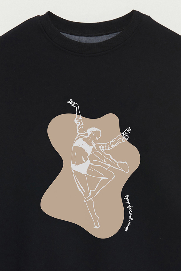 BUZO CREWNECK ESTAMPADO W CHOOSE YOURSELF