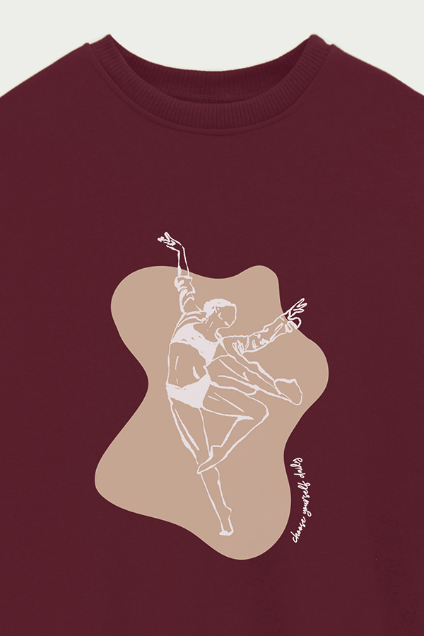 BUZO CREWNECK ESTAMPADO W CHOOSE YOURSELF