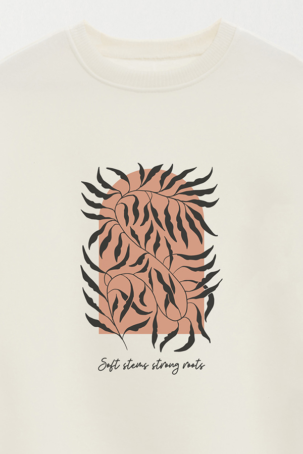 BUZO CREWNECK ESTAMPADO BT SOFT STEMS