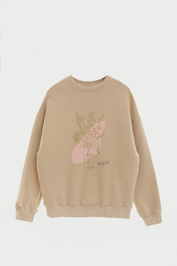 BUZO CREWNECK ESTAMPADO BT LEAF BY LEAF