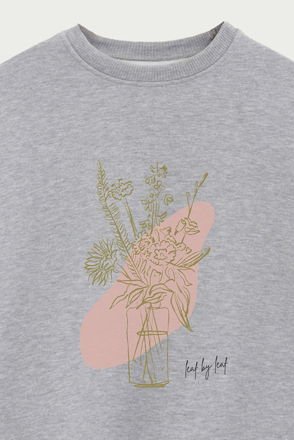 BUZO CREWNECK ESTAMPADO BT LEAF BY LEAF