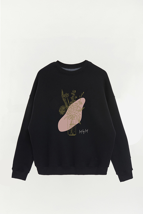 BUZO CREWNECK ESTAMPADO BT LEAF BY LEAF