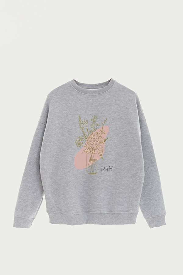 BUZO CREWNECK ESTAMPADO BT LEAF BY LEAF
