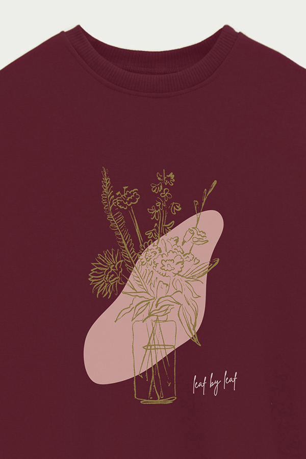 BUZO CREWNECK ESTAMPADO BT LEAF BY LEAF