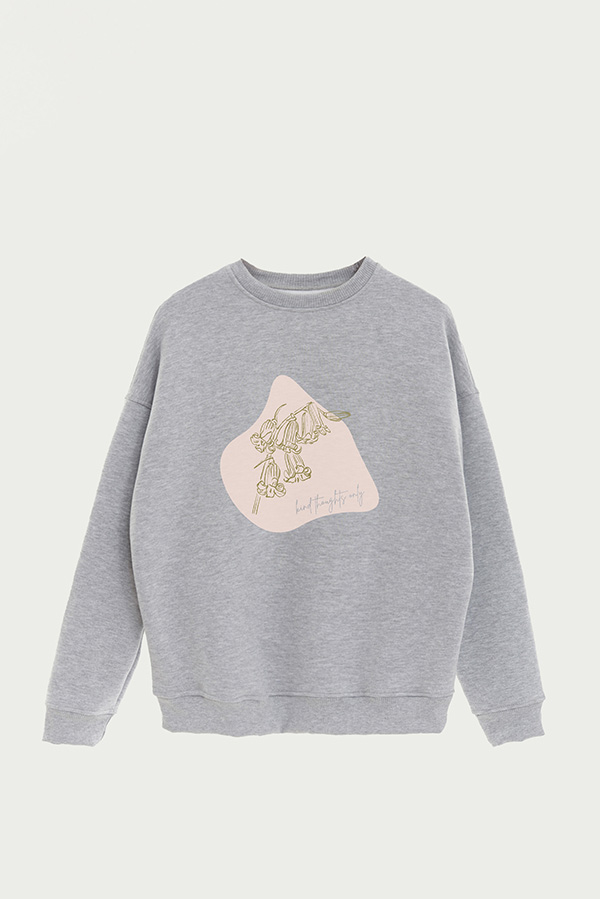 BUZO CREWNECK ESTAMPADO BT KIND THOUGHTS