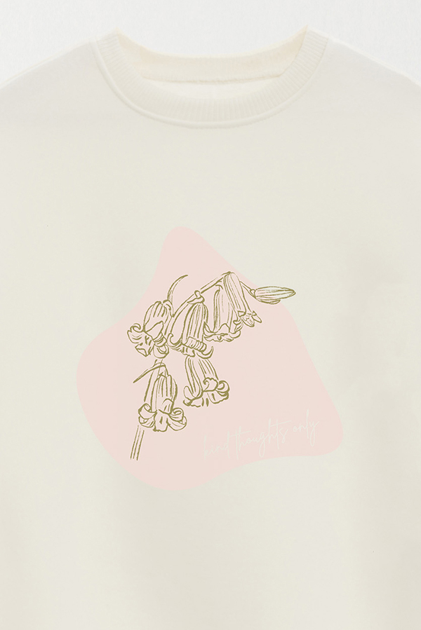 BUZO CREWNECK ESTAMPADO BT KIND THOUGHTS